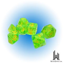 Munchkin Dice set - Green / Yellow